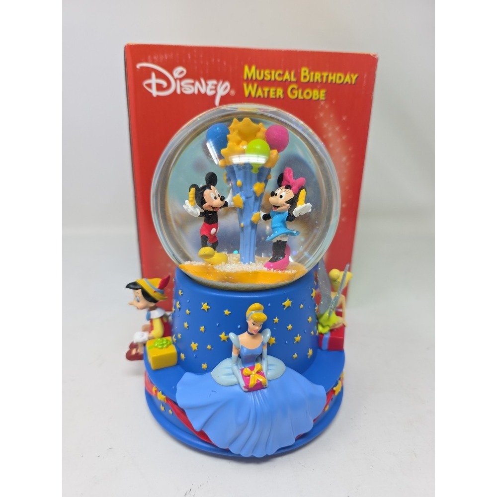 2001 Hallmark Disney Musical‎ 100th Birthday Water Globe Limited Edition
